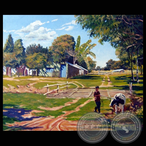 CAMPO PARAGUAYO, �leos de JUAN DE DIOS VALD�Z (GALER�A DE ARTE MATICES)